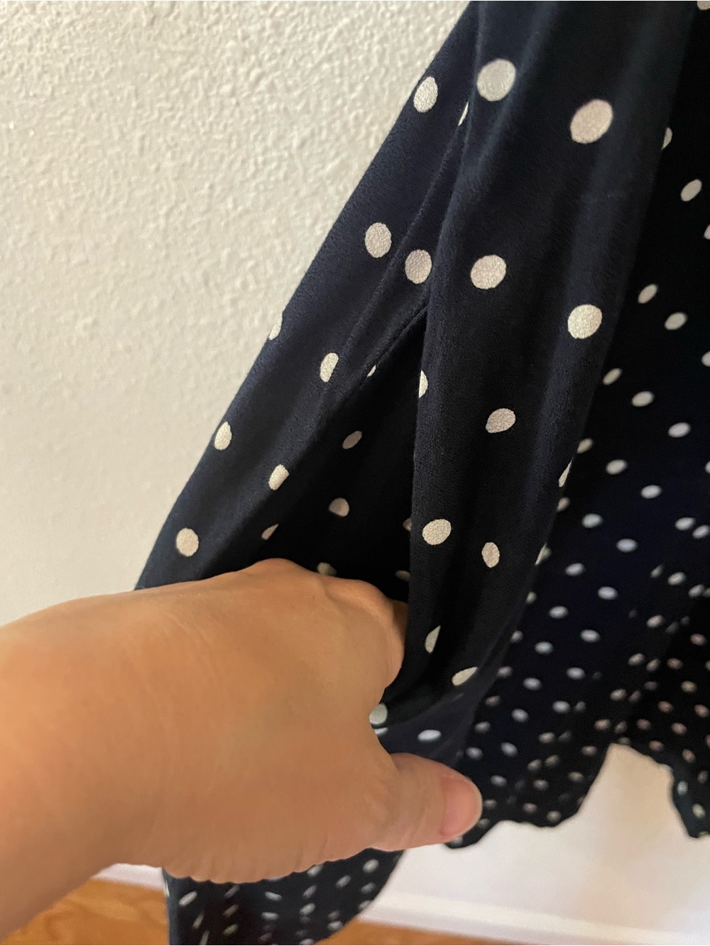 Old Navy Polka Dot Short Sleeve Dress Size Large with Pockets NWT - Picture 4 of 6